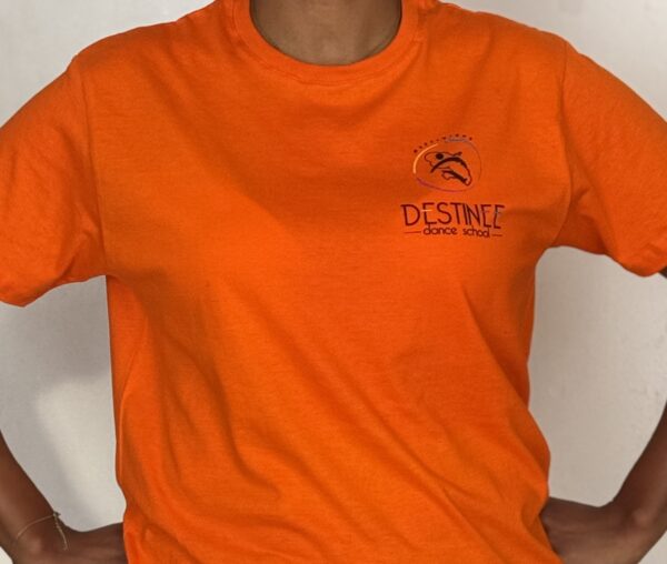 T-shirt orange DDS Martinique – Image 2