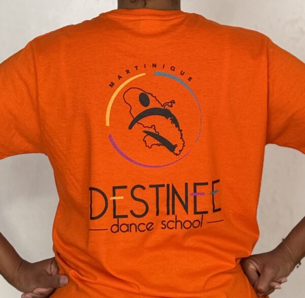 T-shirt orange DDS Martinique