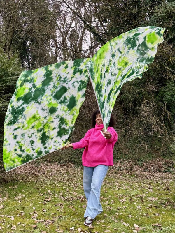 Paire de Bannière Renouveau ( nuance de verts ) – Image 2