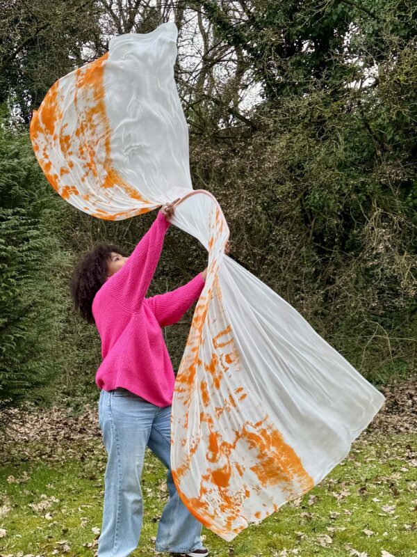 Paire de bannières Purification ( blanc et orange ) – Image 3