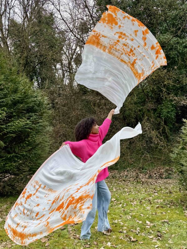 Paire de bannières Purification ( blanc et orange ) – Image 10